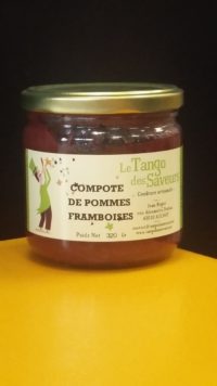 compote-pommes-framboises le tango des saveurs