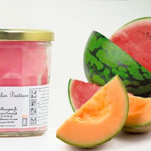 Bougie de Charroux melon pastèque