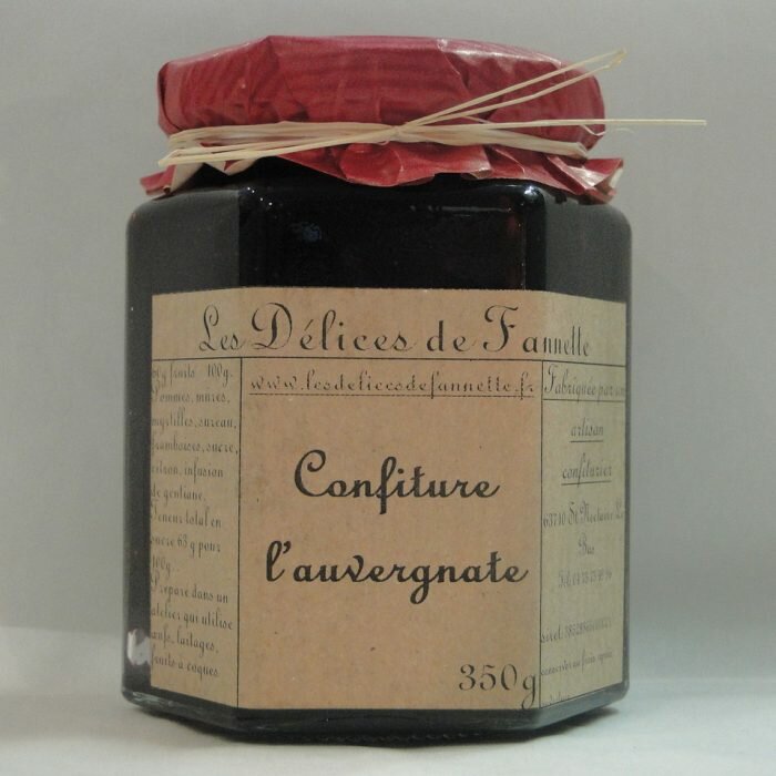 Confiture l'auvergnate Les délices de Fannette