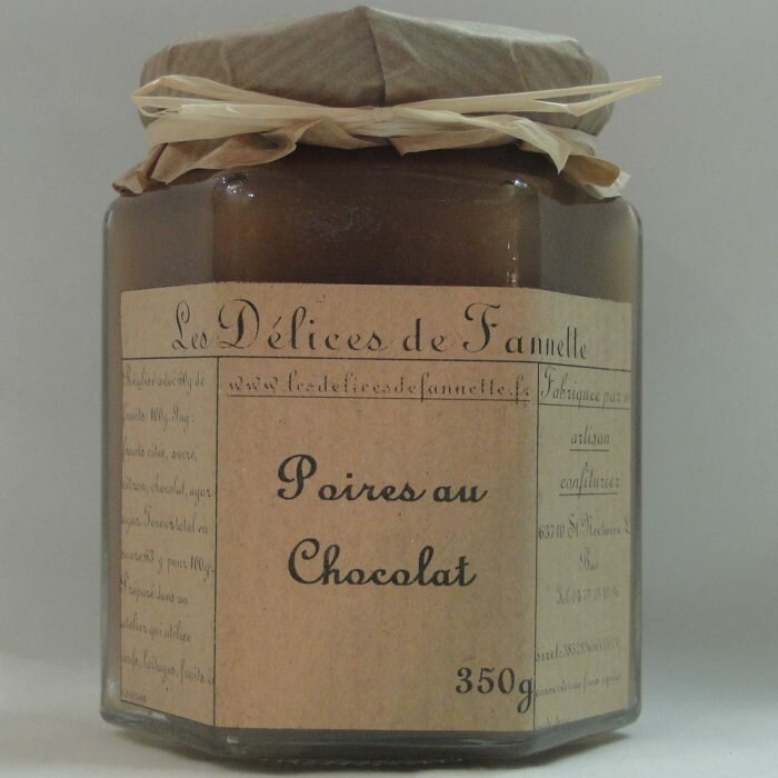 Confiture poire au Chocolat Les Délices de Fannette