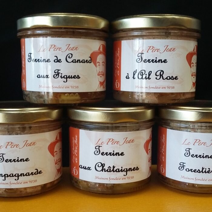 Lot de 5 terrines Spécial