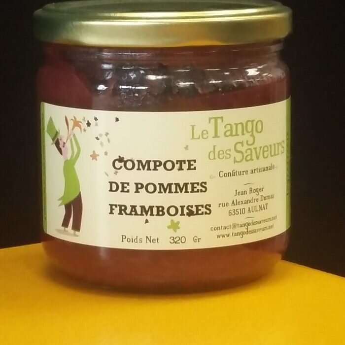 compote pommes framboises le tango des saveurs
