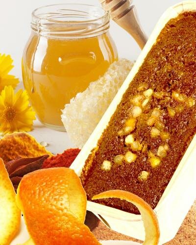 Cake miel orange
