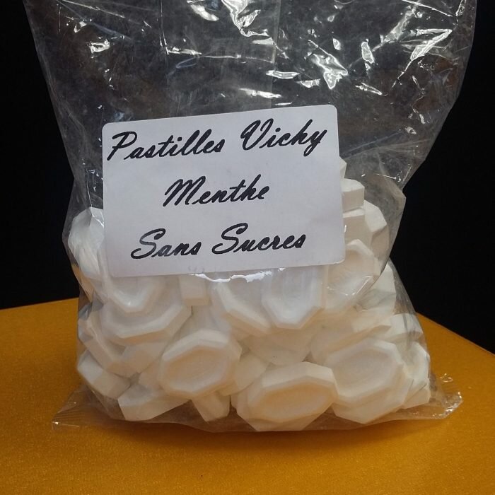 pastilles vichy menthe sans sucres